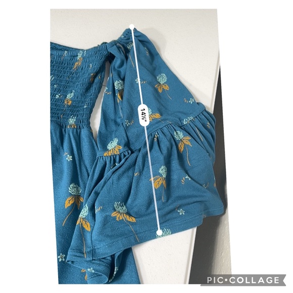 NWT Free People Small Lana Off the Shoulder Tunic in Mermaid Combo - Picture 8 of 12